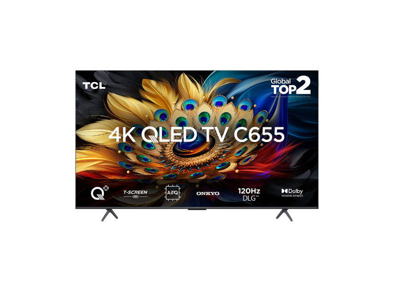 Smart TV TCL QLED 65” 4K 65C655